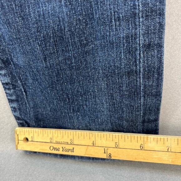 7 For All Mankind Jeans Women's 30 Blue Standard Button Fly A-Pocket Normcore - Picture 6 of 15